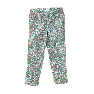 GAP | Teal Green Pink Fruit Floral Print Medium 8 Girl’s Leggings